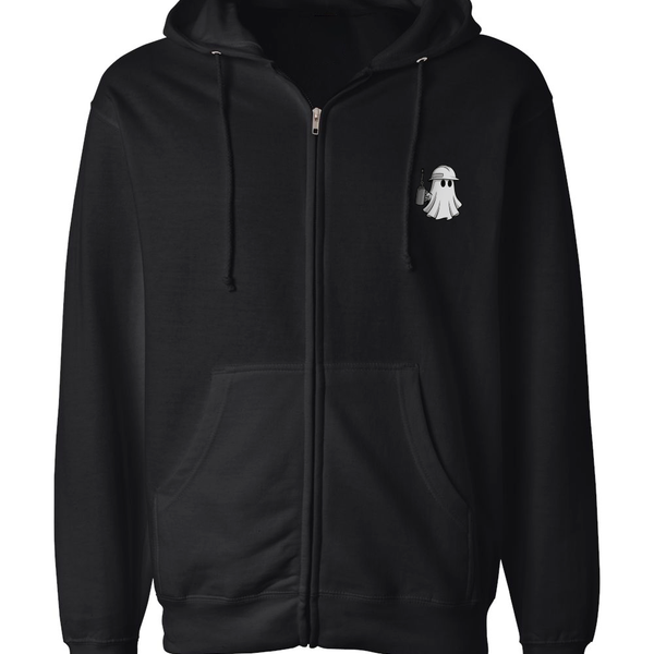 Ghost Adult Zip Hoodie