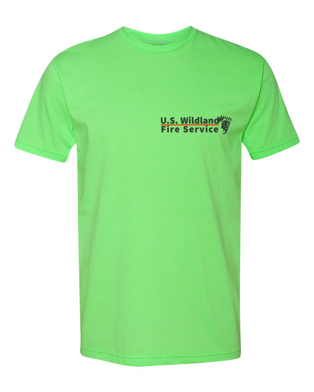 USWFS Safety Green Short Sleeve Shirt