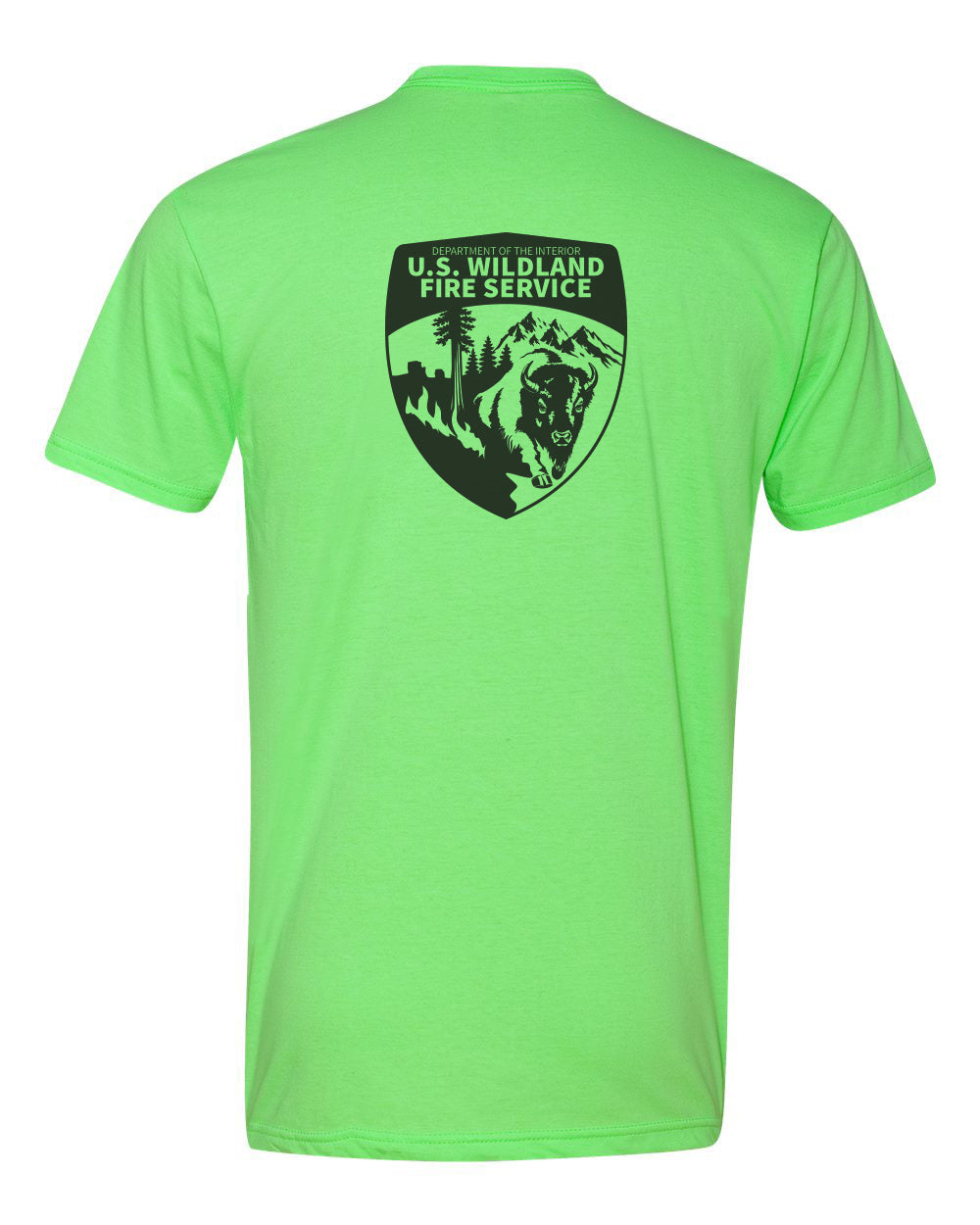 USWFS Safety Green Short Sleeve Shirt