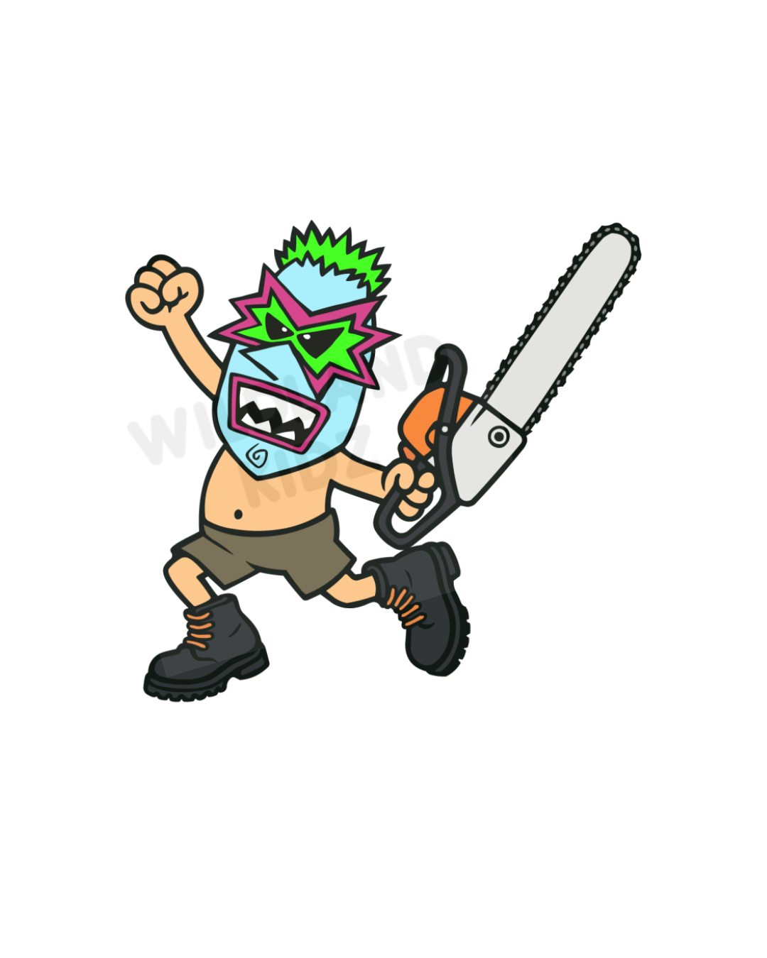 Saw Kid Sticker